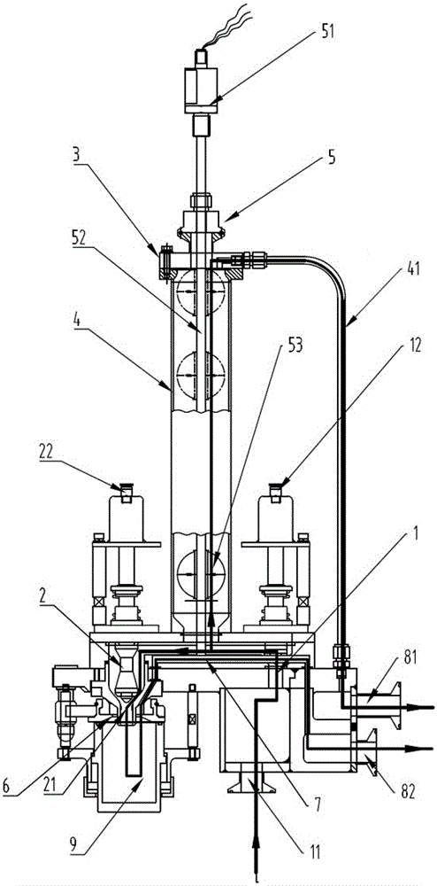 Electronic metering filling machine