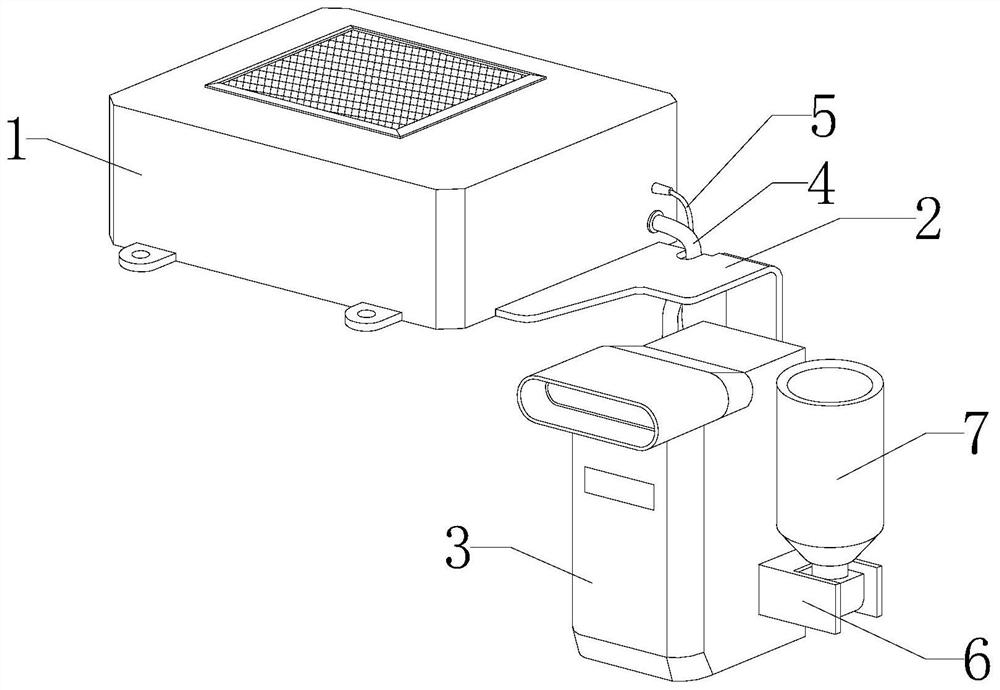 An automatic spray type elevator disinfection and sterilization equipment