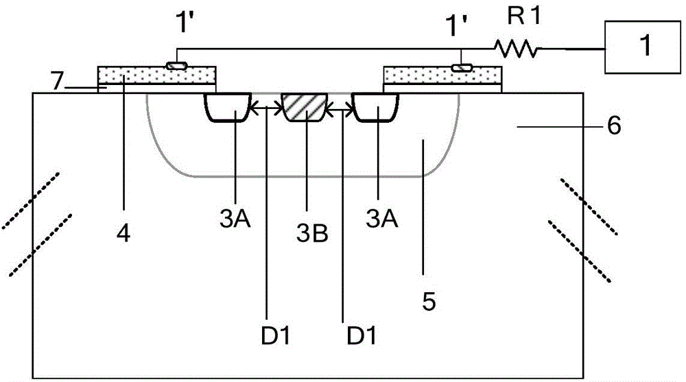 Power semiconductor device with electro-static discharging capability and manufacturing method