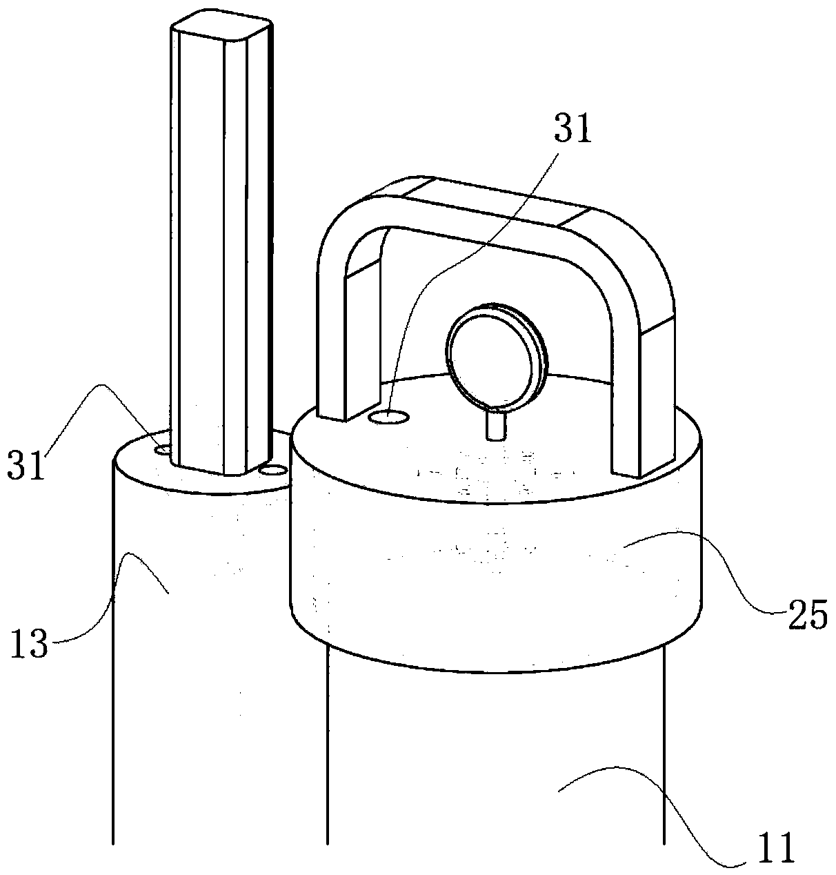 Test tool for air leakage of silencer of automobile engine and method of test tool