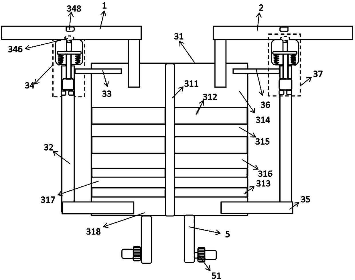 High-efficiency and environment-friendly sewage treatment device