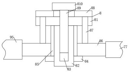 Chemical reaction kettle with air pressure stabilizing structure