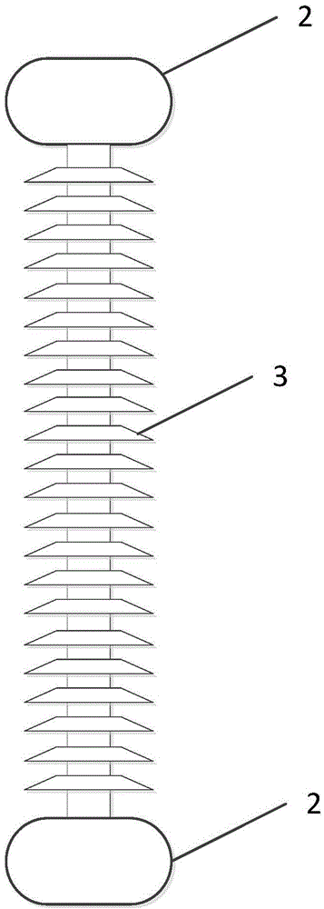 Grading ring used on electric transmission line tower