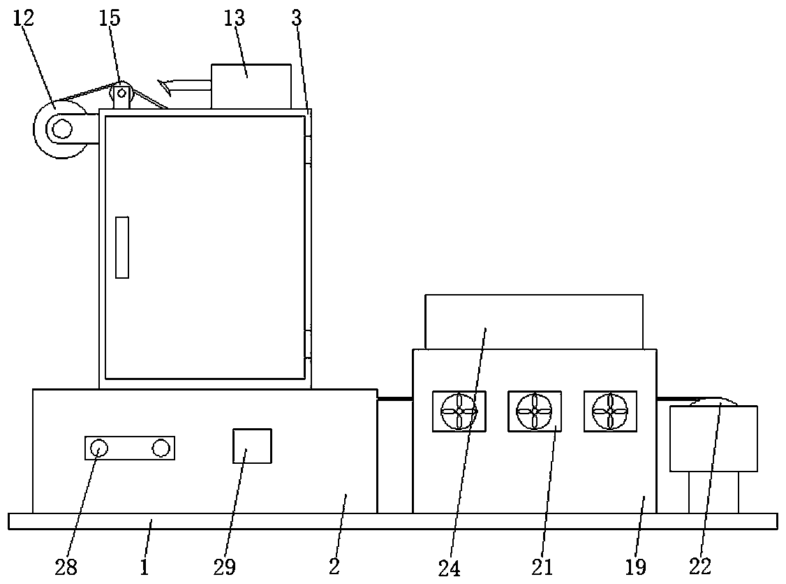 An integrated textile fabric washing and drying equipment and its working process