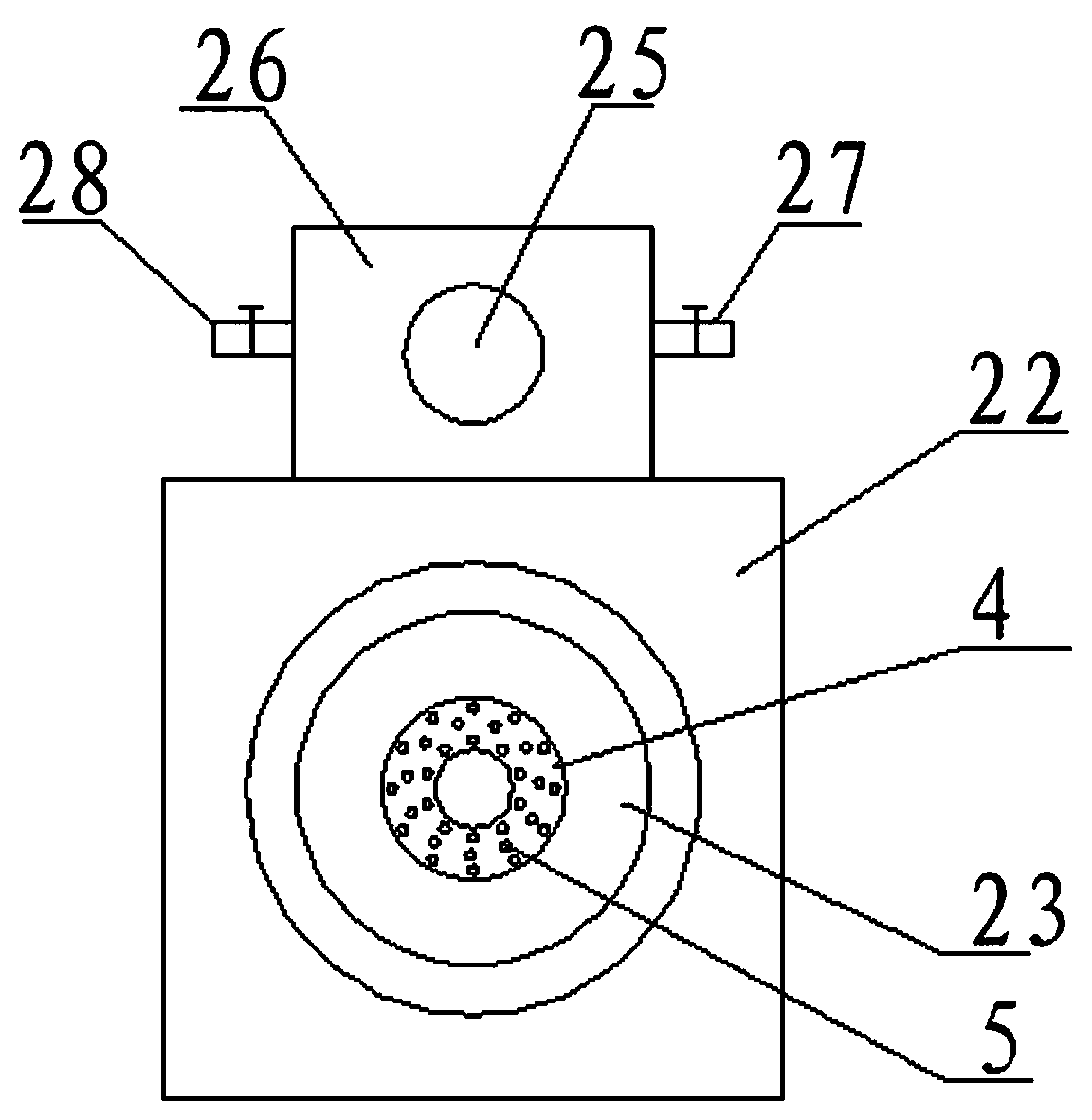 Energy-saving and environment-friendly heating furnace with gasification barrel