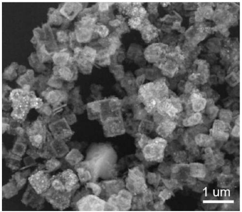 Porous thin-wall titanium dioxide/strontium sulfate heterojunction hollow nanocube and preparation method thereof