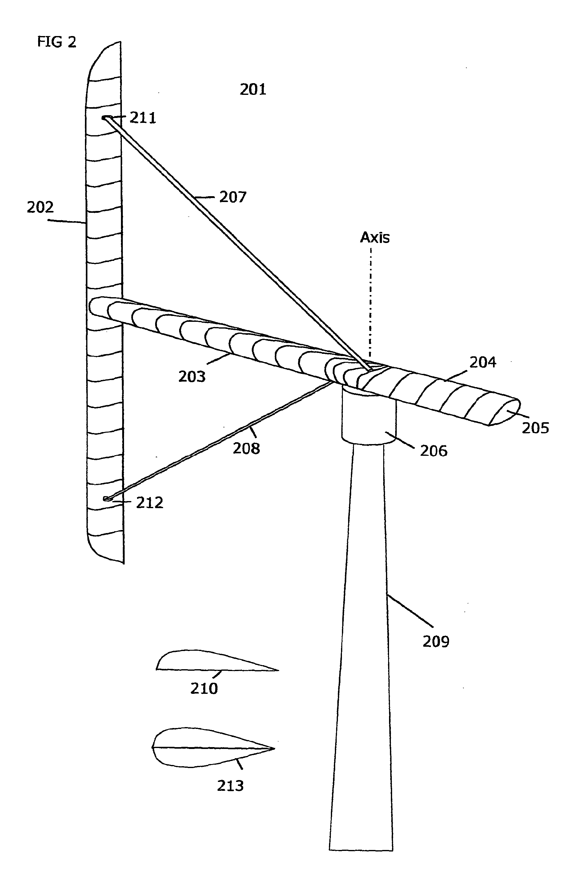 System and Method for a Vertical Axis Wind Turbine