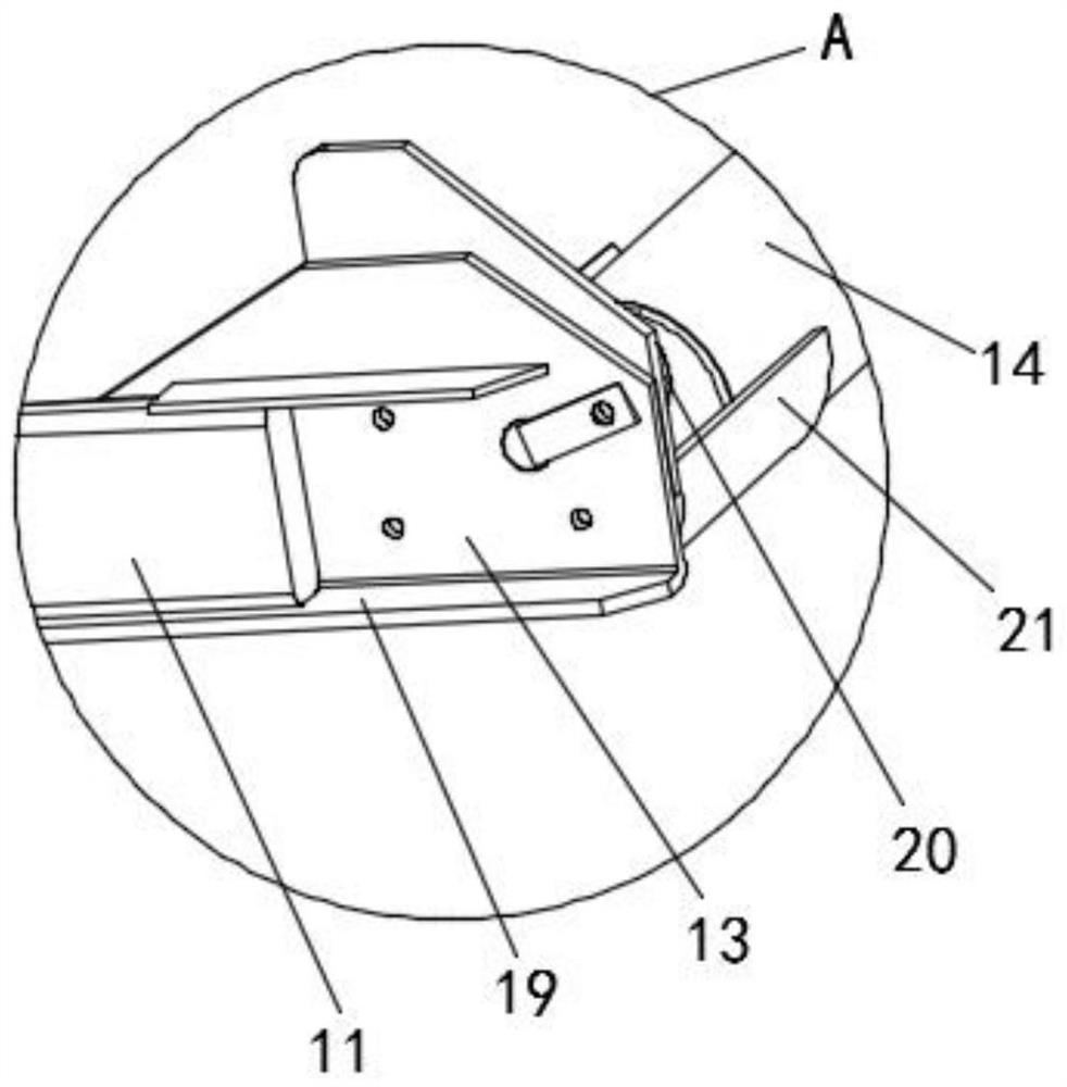 A vehicle fall prevention mechanism in a three-dimensional lifting tower warehouse and its application method