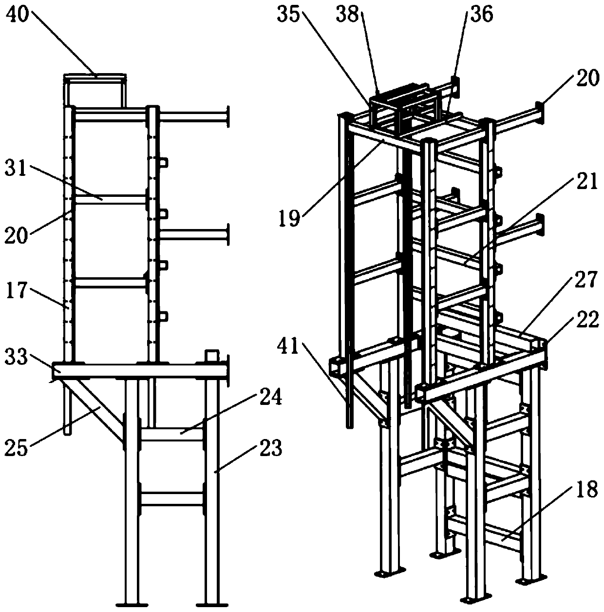 Object multi-angle high-speed water entry experiment device controlled by high-pressure gas