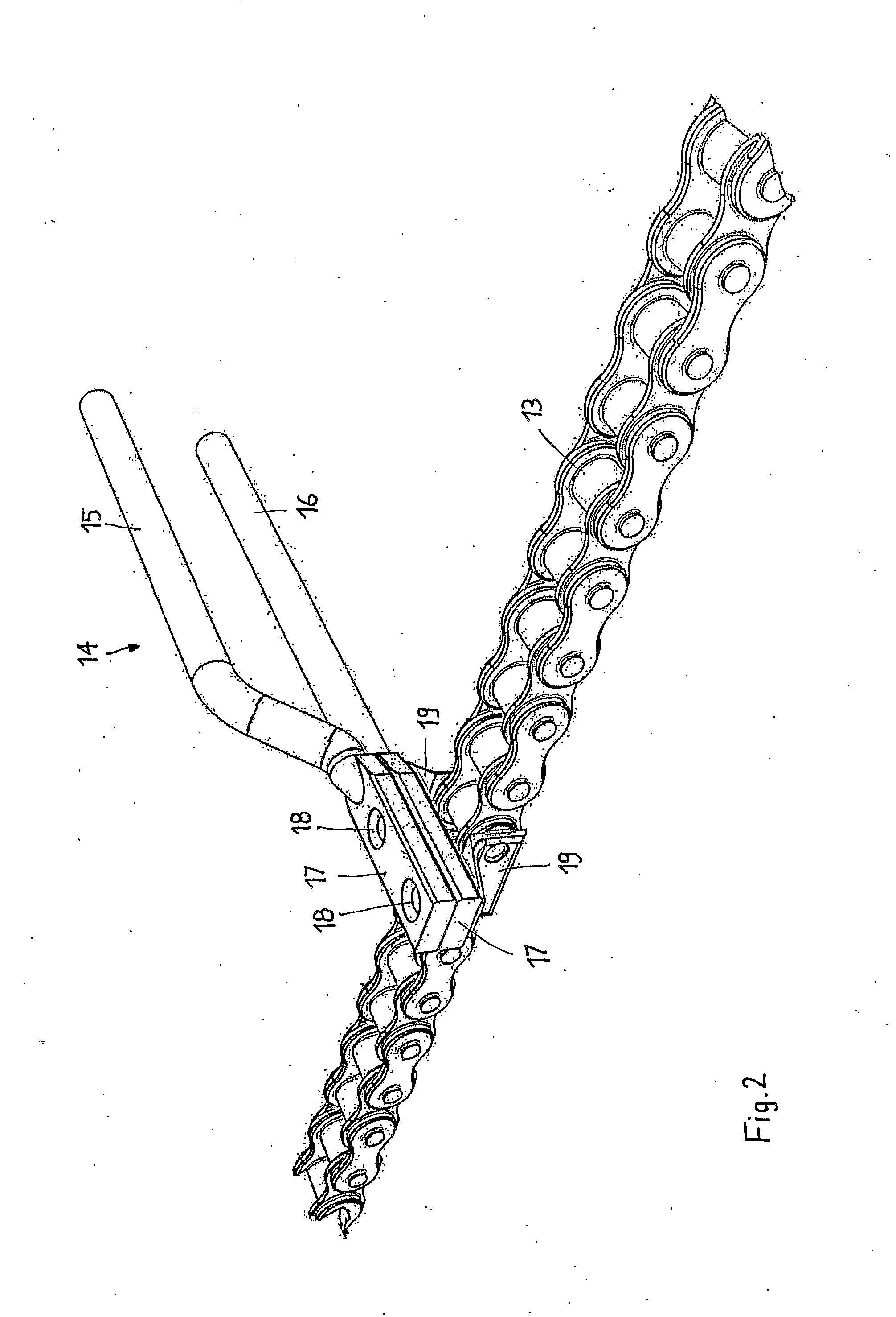 Inclined conveyor for combine harvesters