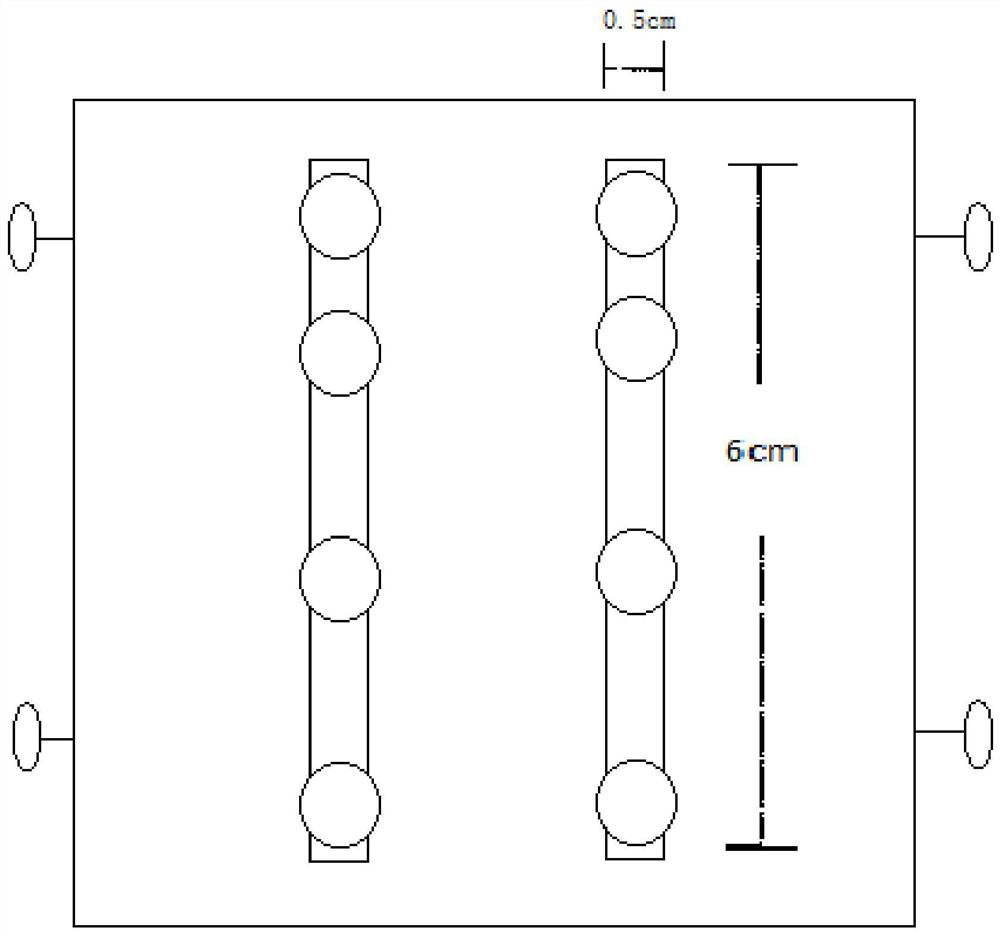 Movable circuit breaker characteristic test wiring terminal block device and use method thereof