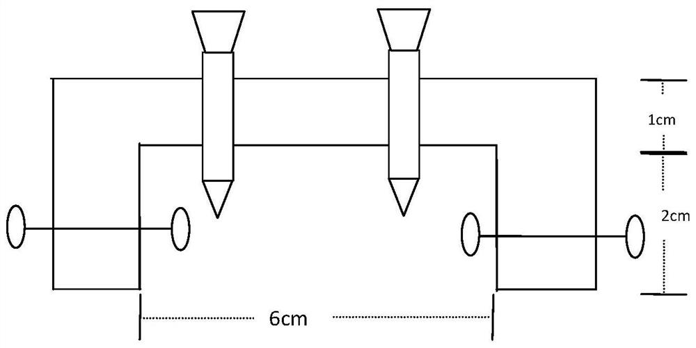 Movable circuit breaker characteristic test wiring terminal block device and use method thereof