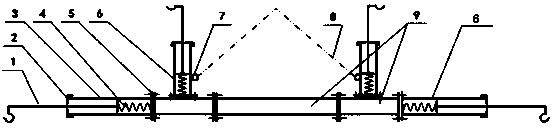 Suspension device for calligraphic and painting works