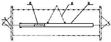 Suspension device for calligraphic and painting works