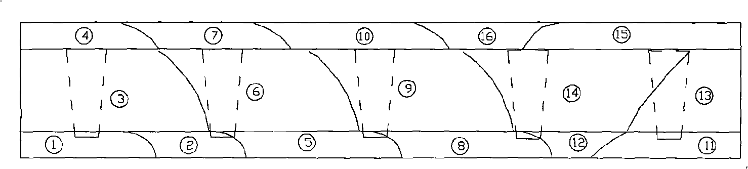 Construction method for pretensioned prestressing concrete simply supported T-beam