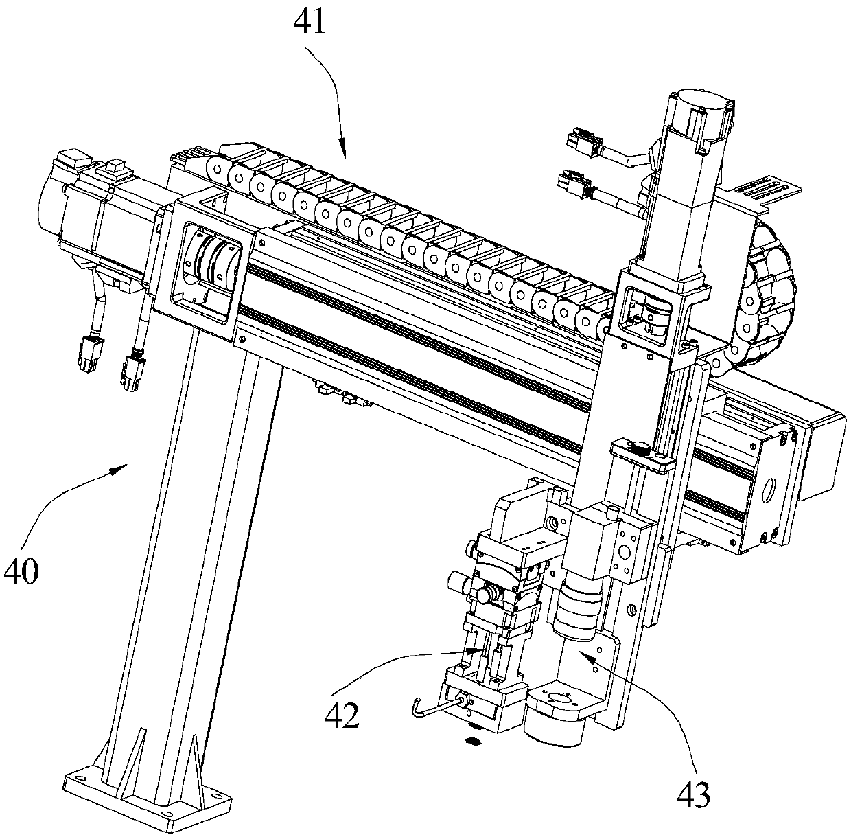 Full-automatic hot riveting machine