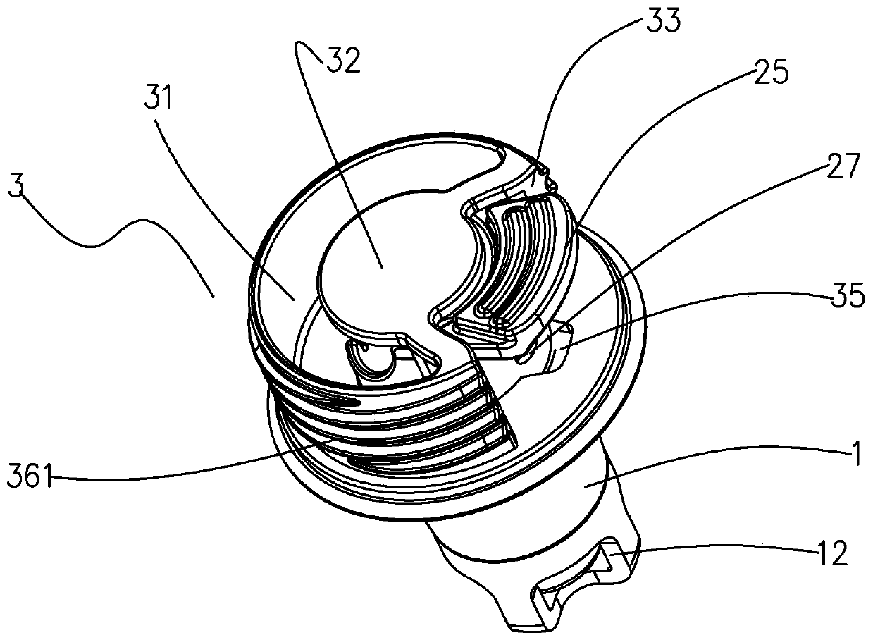 Inner cap assembly convenient to use