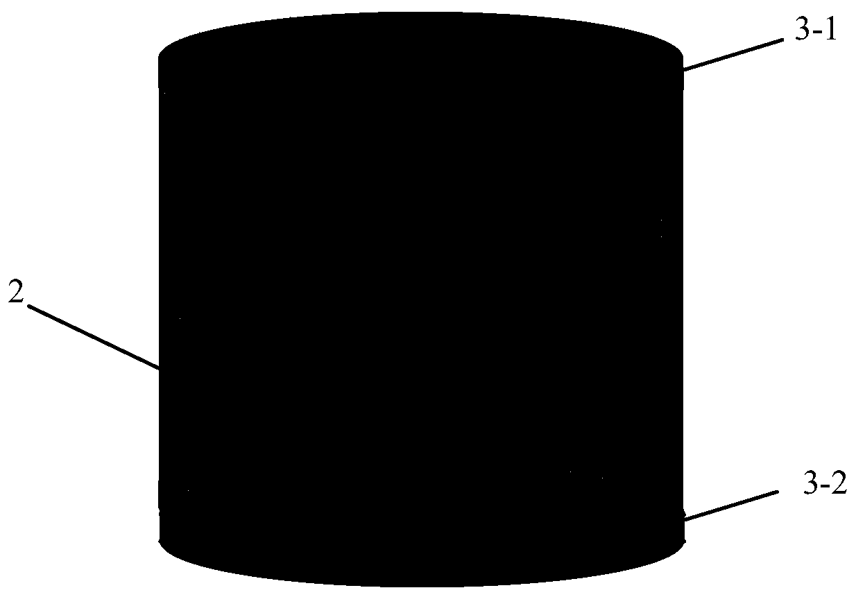 Magnetic suspension two-dimensional displacement vector hydrophone