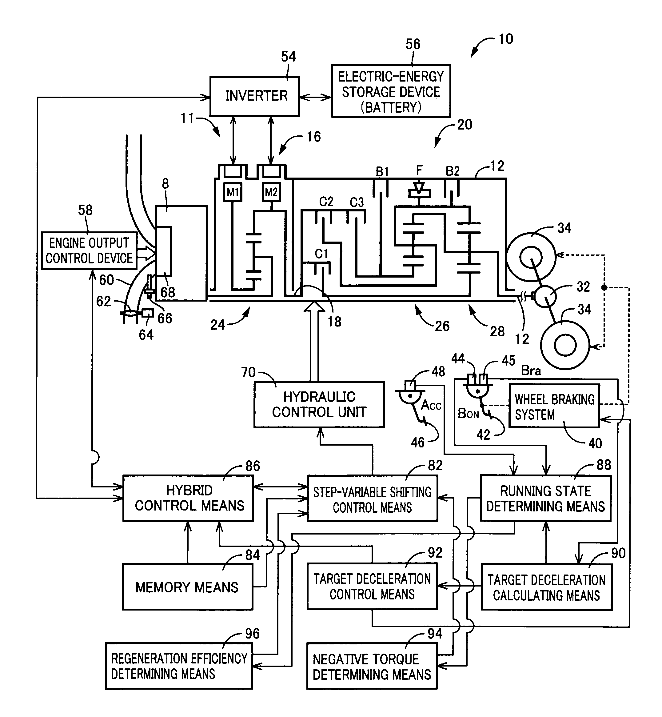 Control apparatus for vehicular power transmitting system