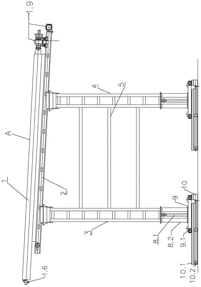 A kind of tunnel pre-lining construction equipment and construction method