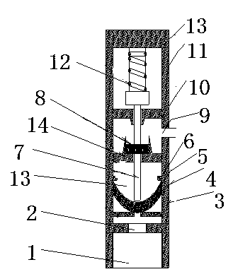 Thermal bimetal-plate overheating protective device of solar thermal system