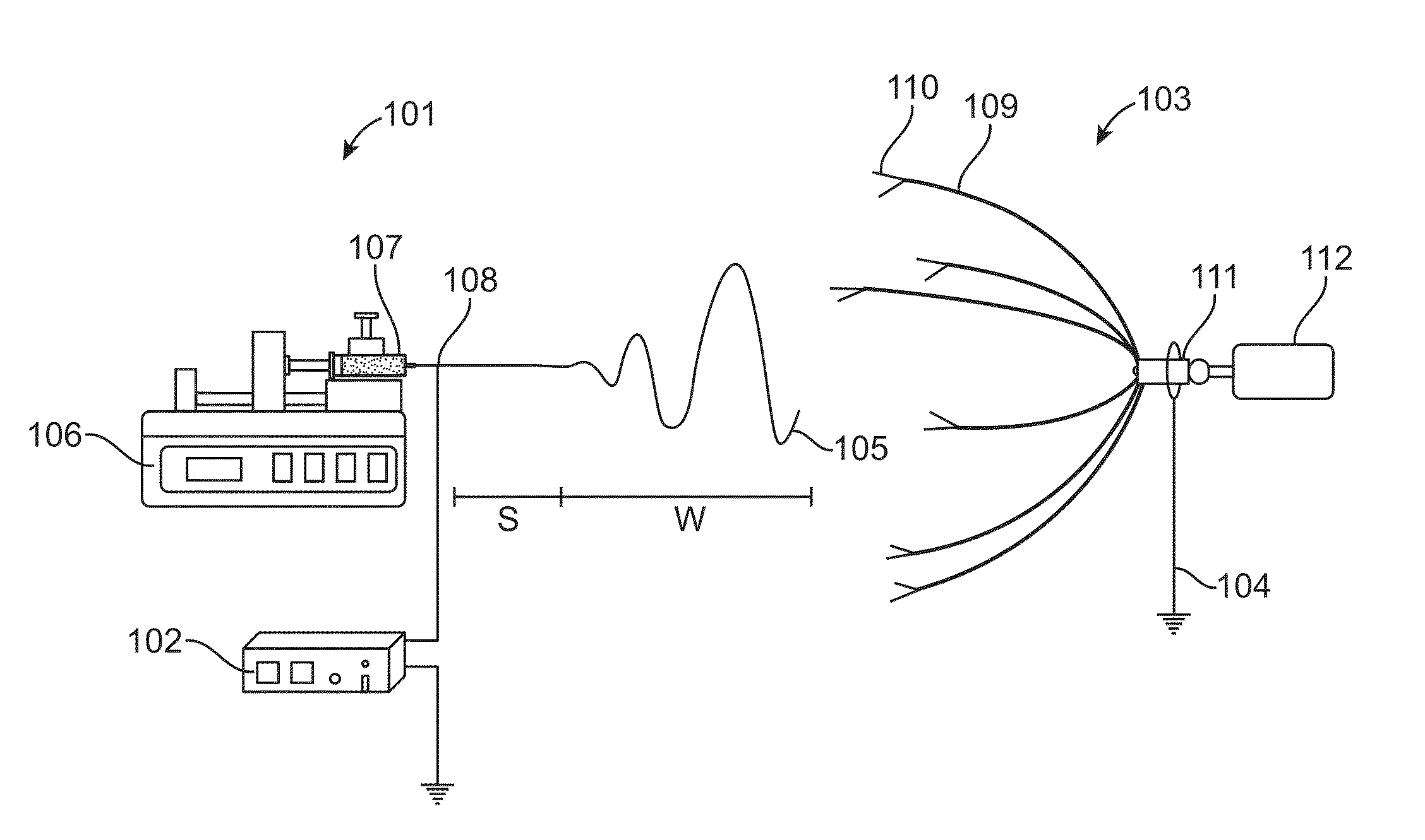 Electrospinning apparatus and method for producing multi-dimensional structures and core-sheath yarns