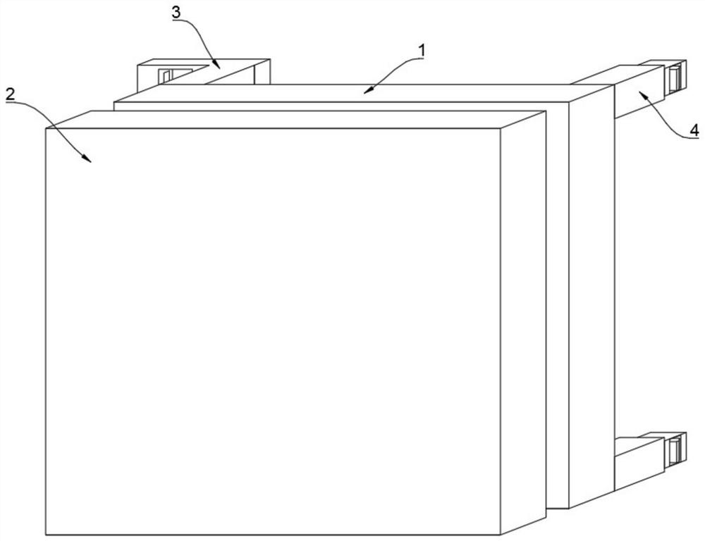 An isolation curtain wall for building intelligent installation engineering