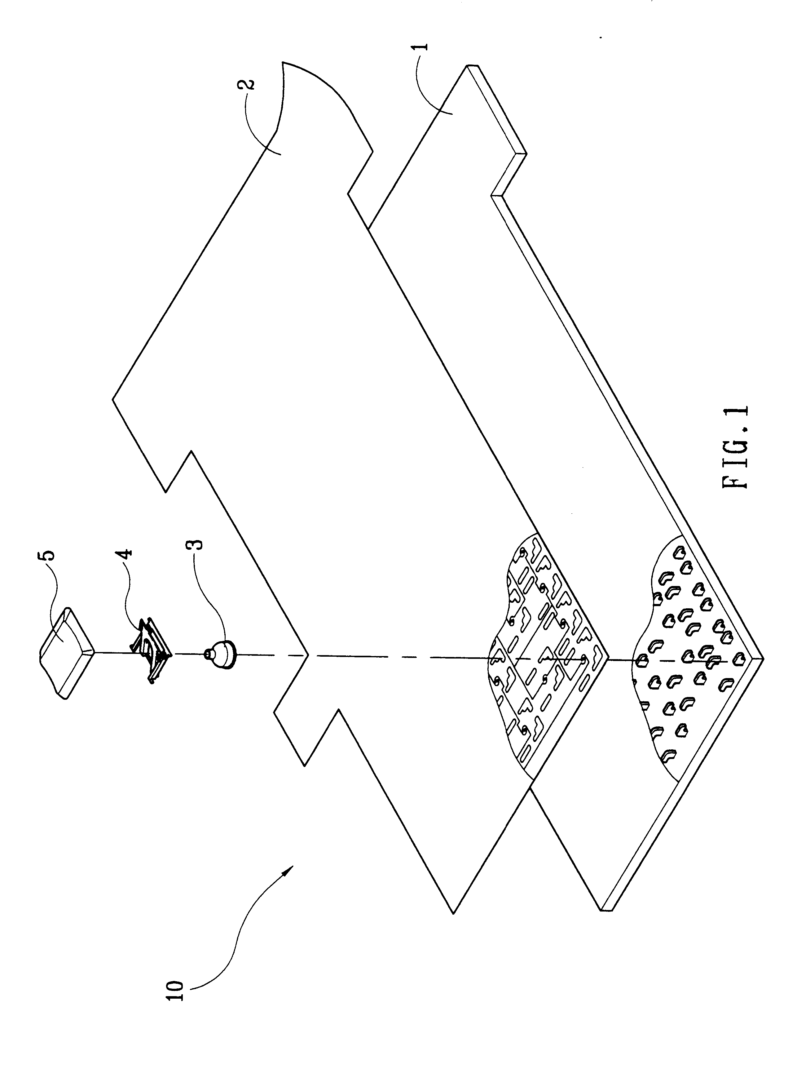 Compact key structure