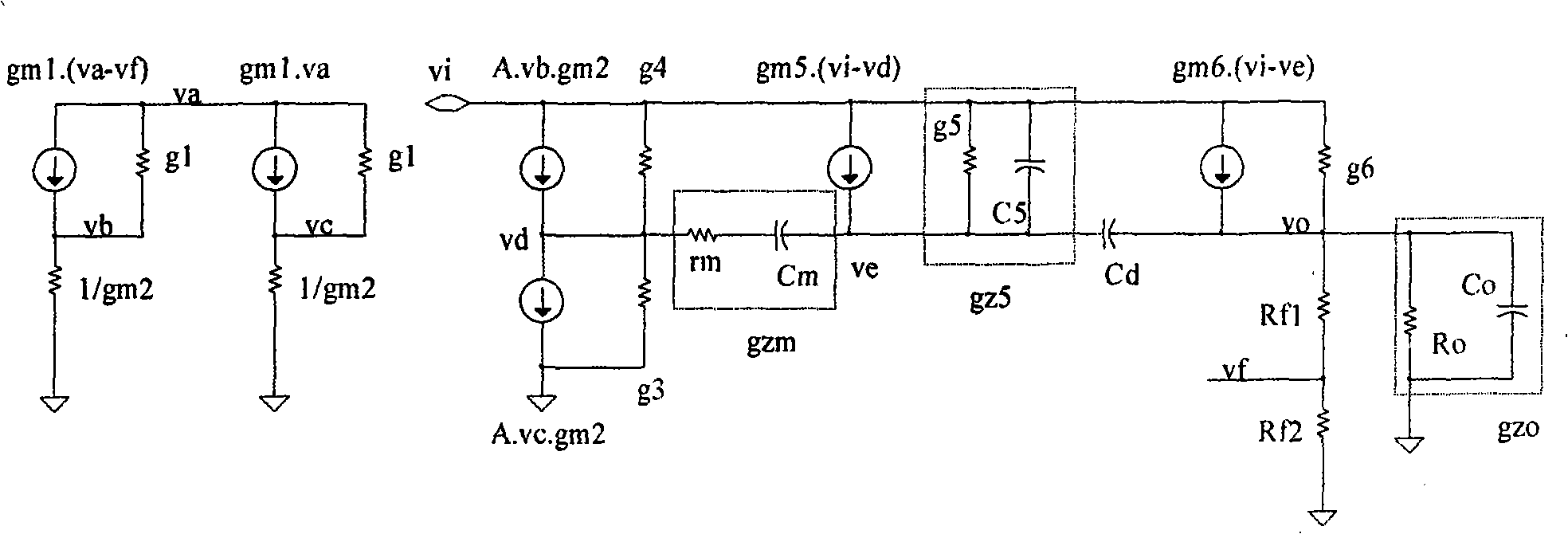 High-power supply noise restraint low-voltage difference voltage regulator