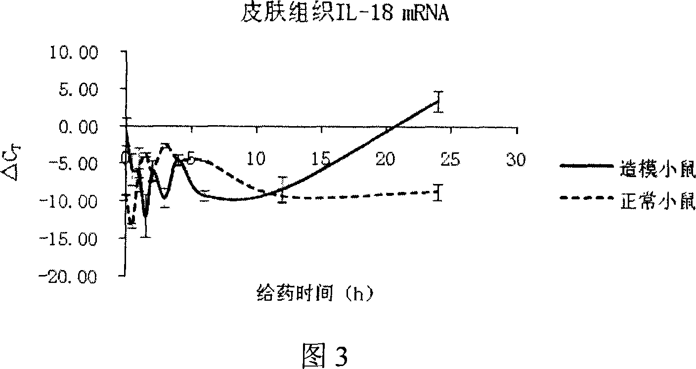 Constructing method of model of lacking of Langerhans cells of small rat skin