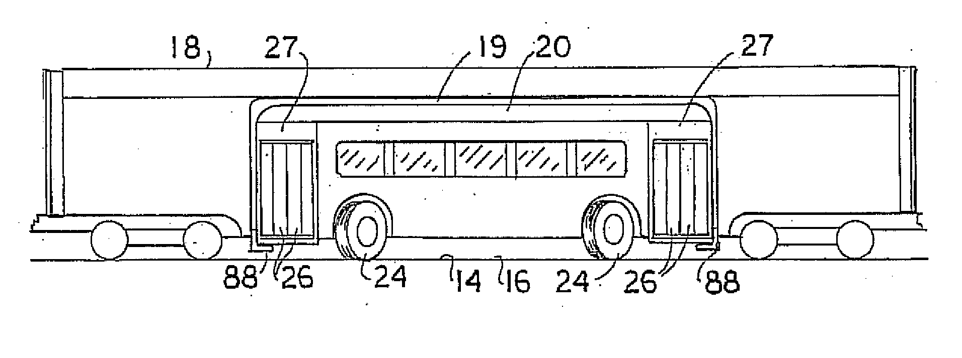 Under-way vehicle transfer