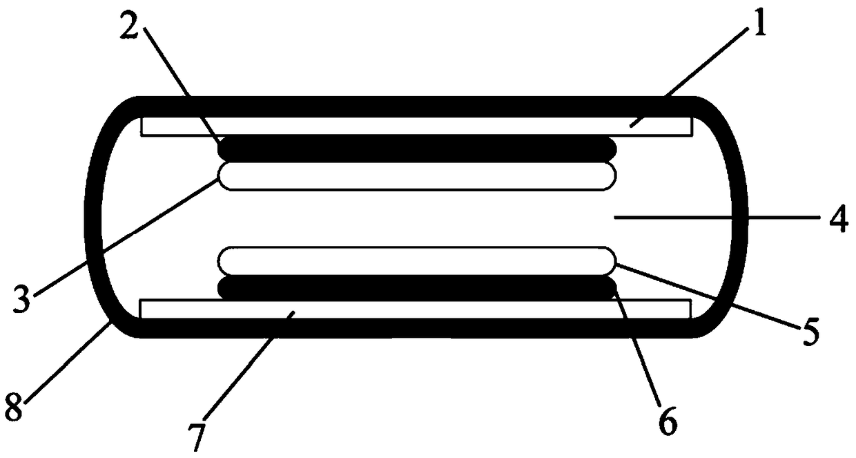 Friction nanometer power generator for converting mechanical energy to electric energy and fabrication method of friction nanometer power generator