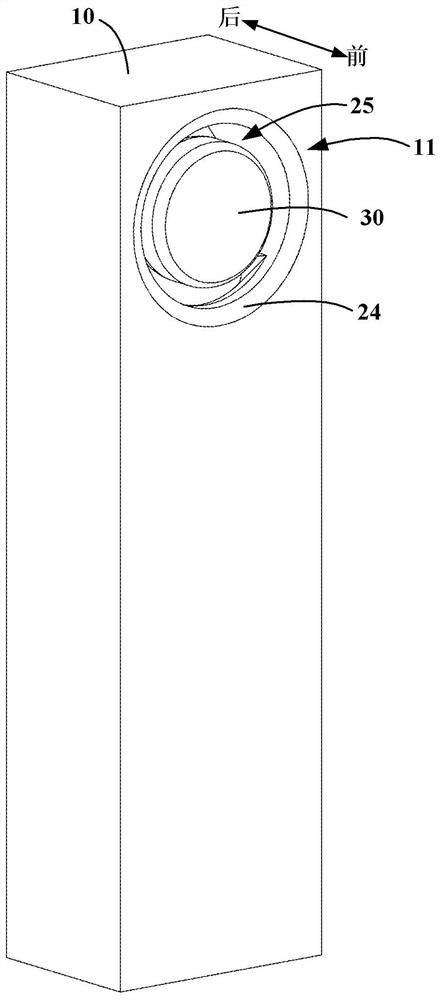 Vertical air conditioner indoor unit