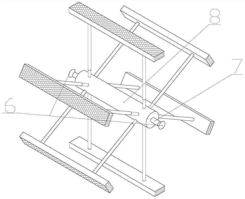 Energy-saving escalator cleaning device