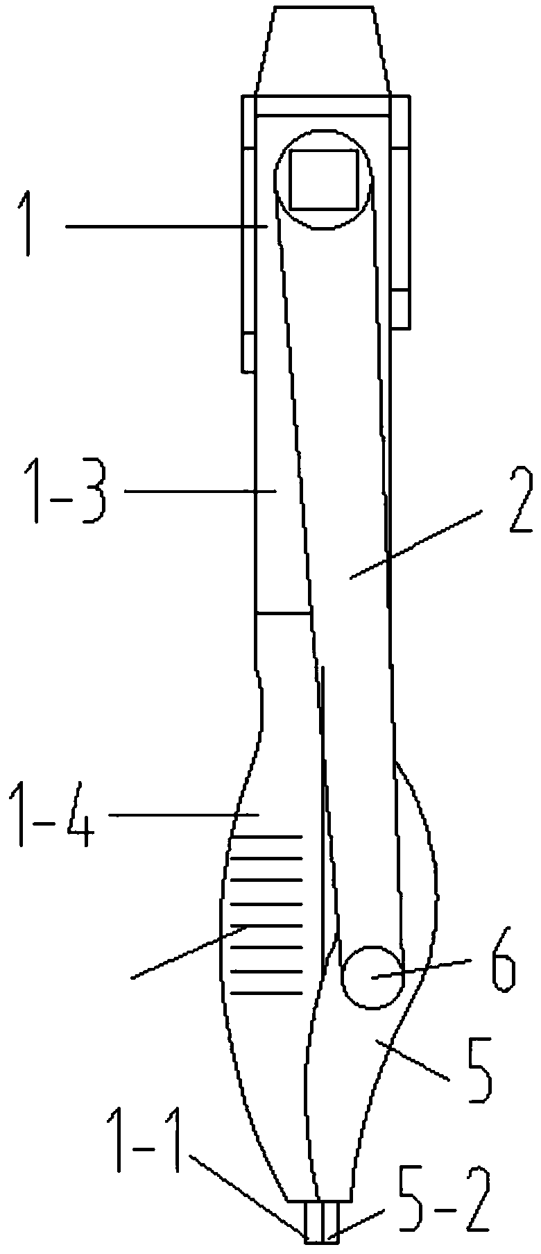 A kind of multifunctional drawing compasses