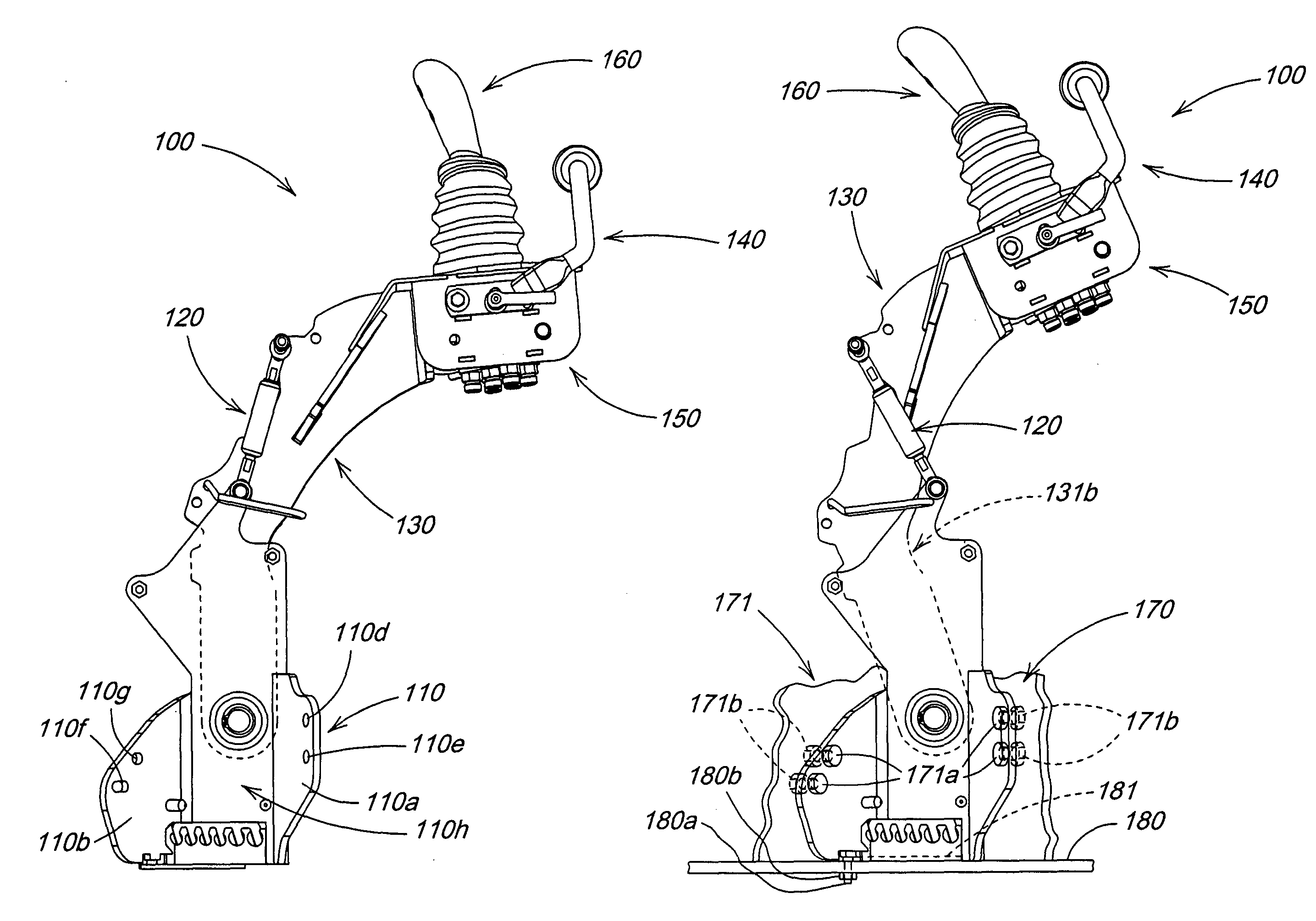 Latchless controller tower