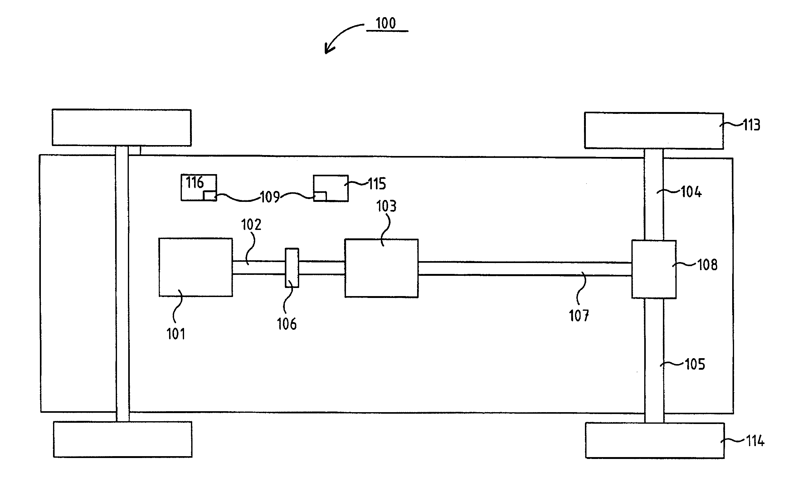 Method and system for driving of a vehicle