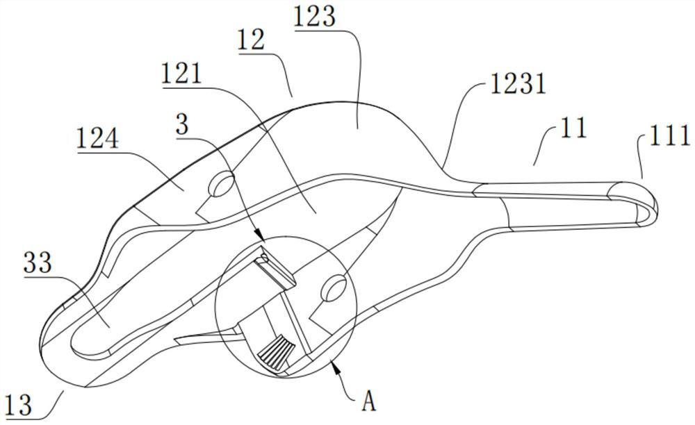 Expansion structure and four-wing vaginal dilator