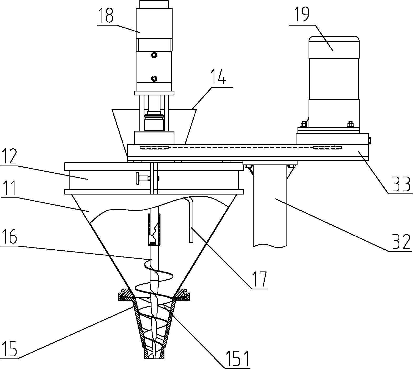 Volume measurement filling machine