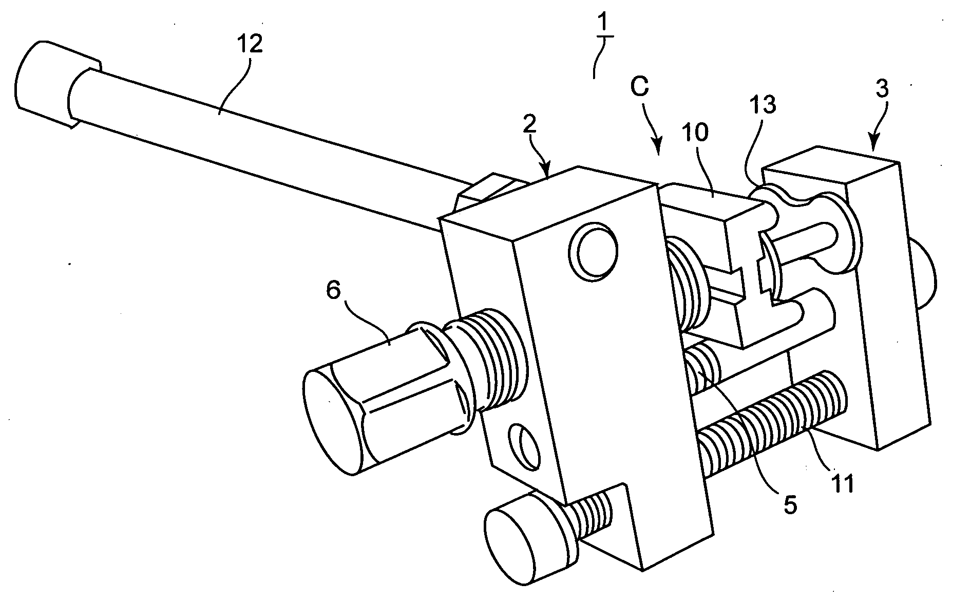 Chain disconnecting and connecting tool