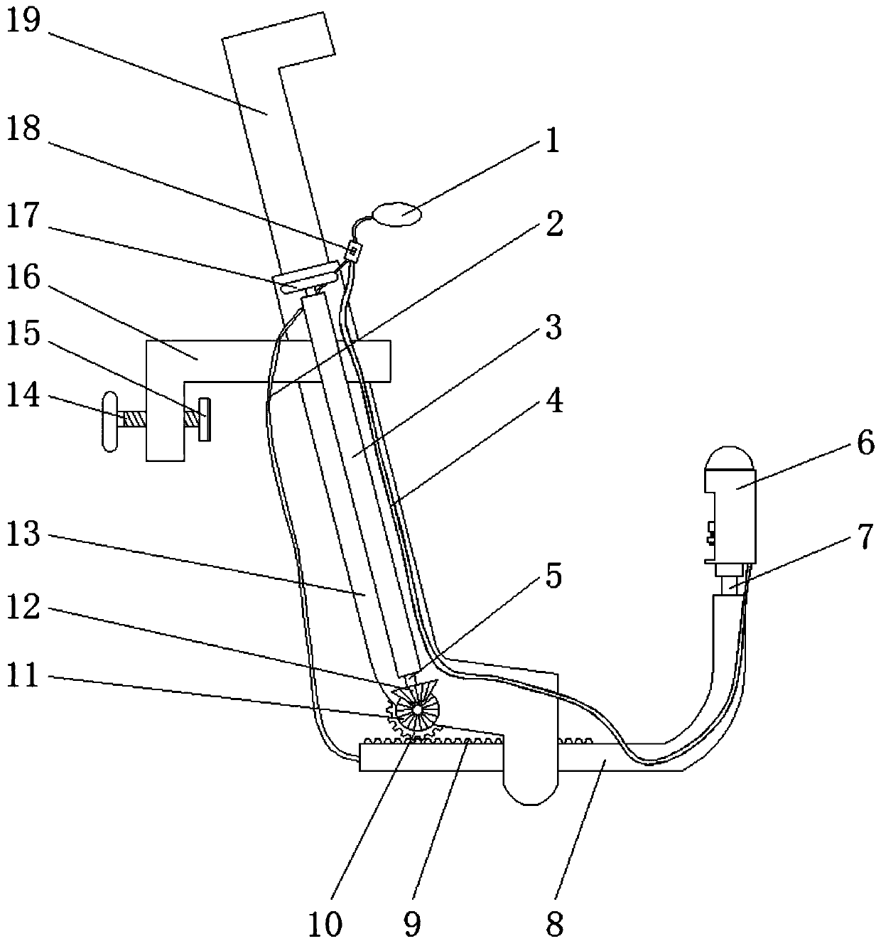 Defecation nursing device