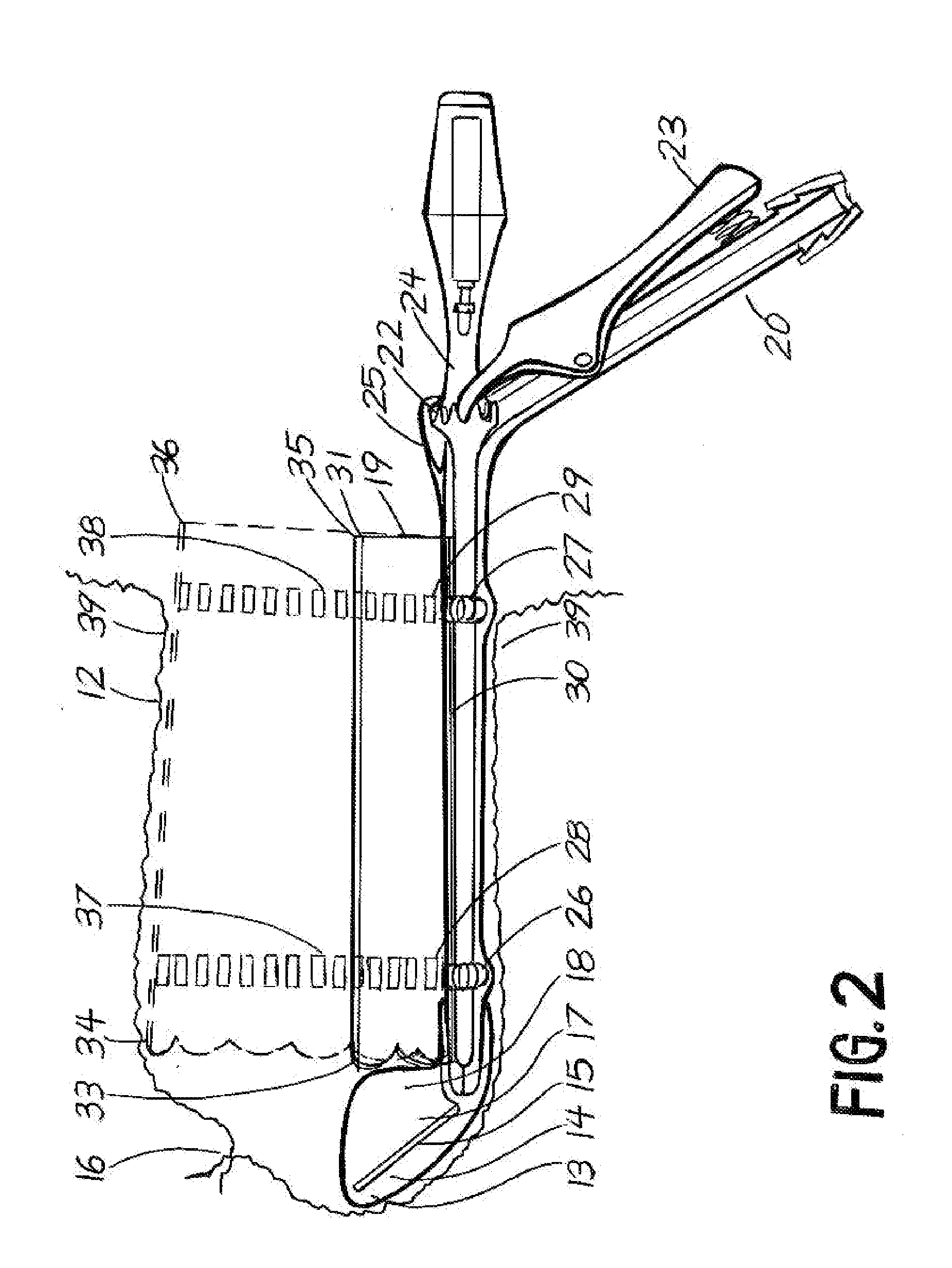 Tunnel vision gynocological examination device