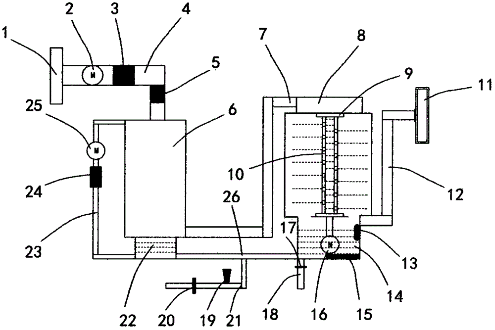 Negative-pressure air-extracting water-washing type air purifier