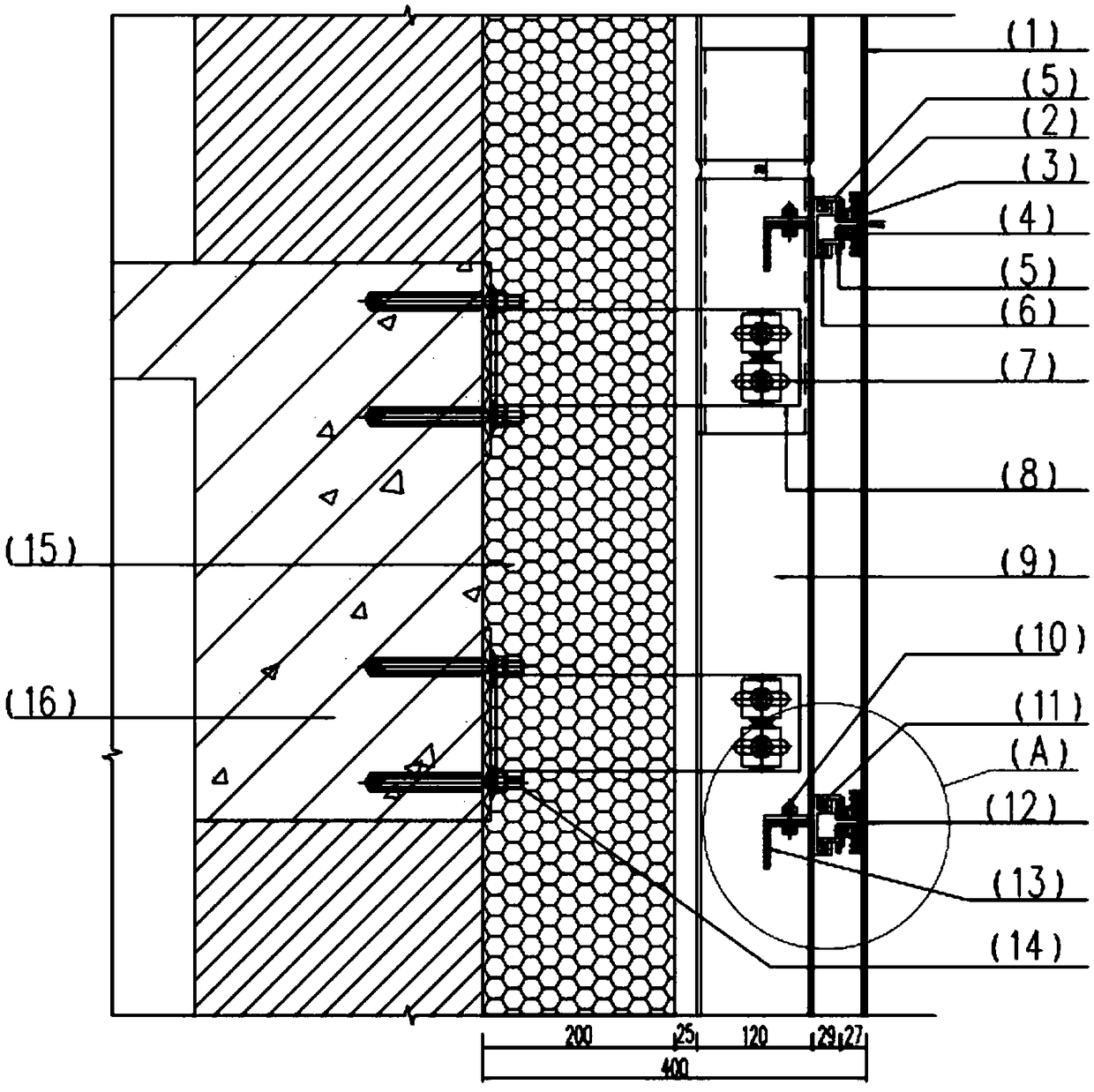 Photovoltaic wood veneer mounting system applicable to walls