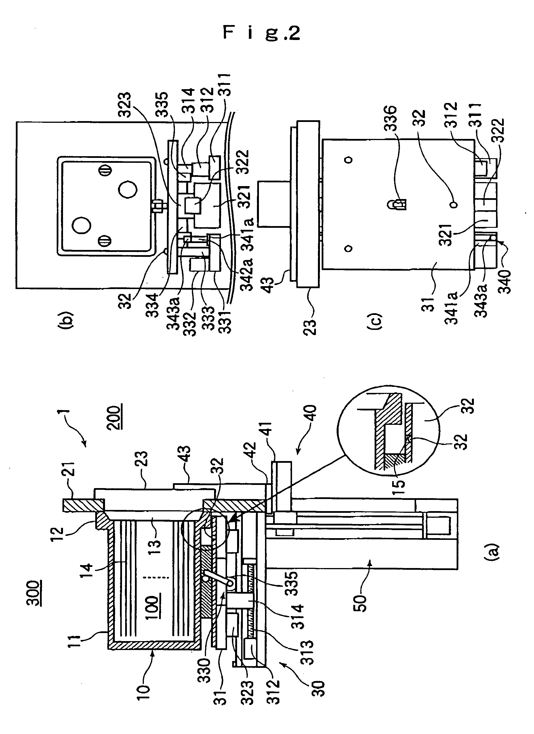 Container Opening-Closing Apparatus and Container-Placement-Position Adjustment Method for the Same