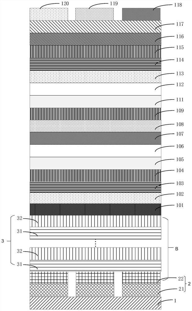 Transparent display panel, display device, light-emitting display device and preparation method