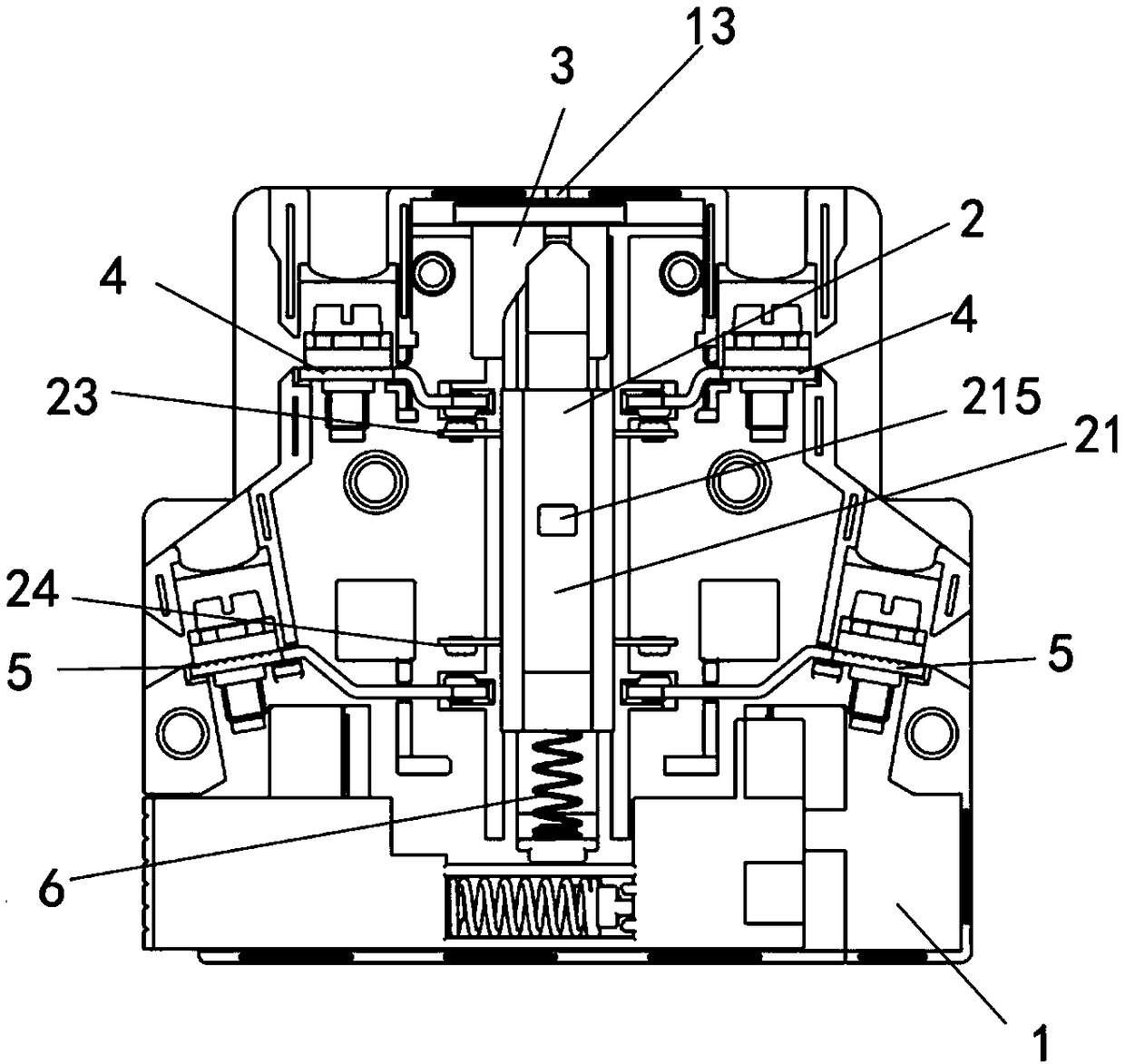 Auxiliary contact with indication function, and contactor