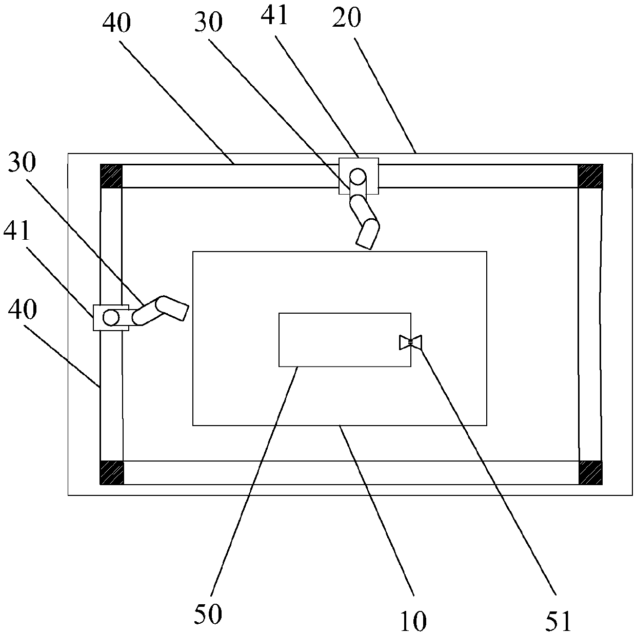 Children' game bed frame test device