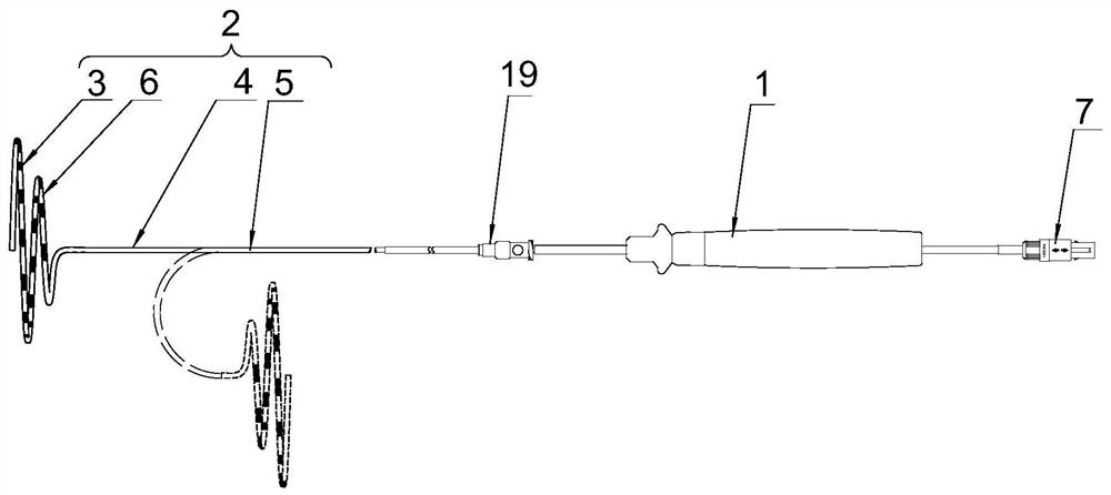 Spatial bent spiral multi-ring pulmonary vein ablation catheter