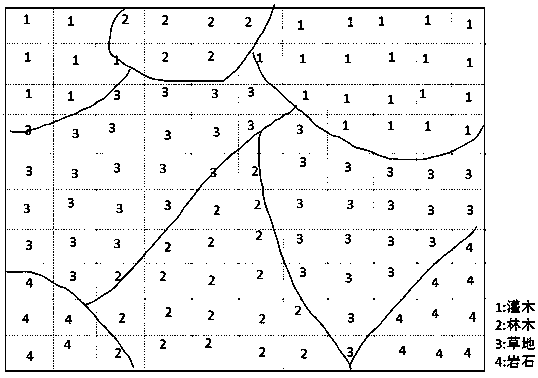 Fine wind field simulation method based on live-action vegetation spatial distribution roughness